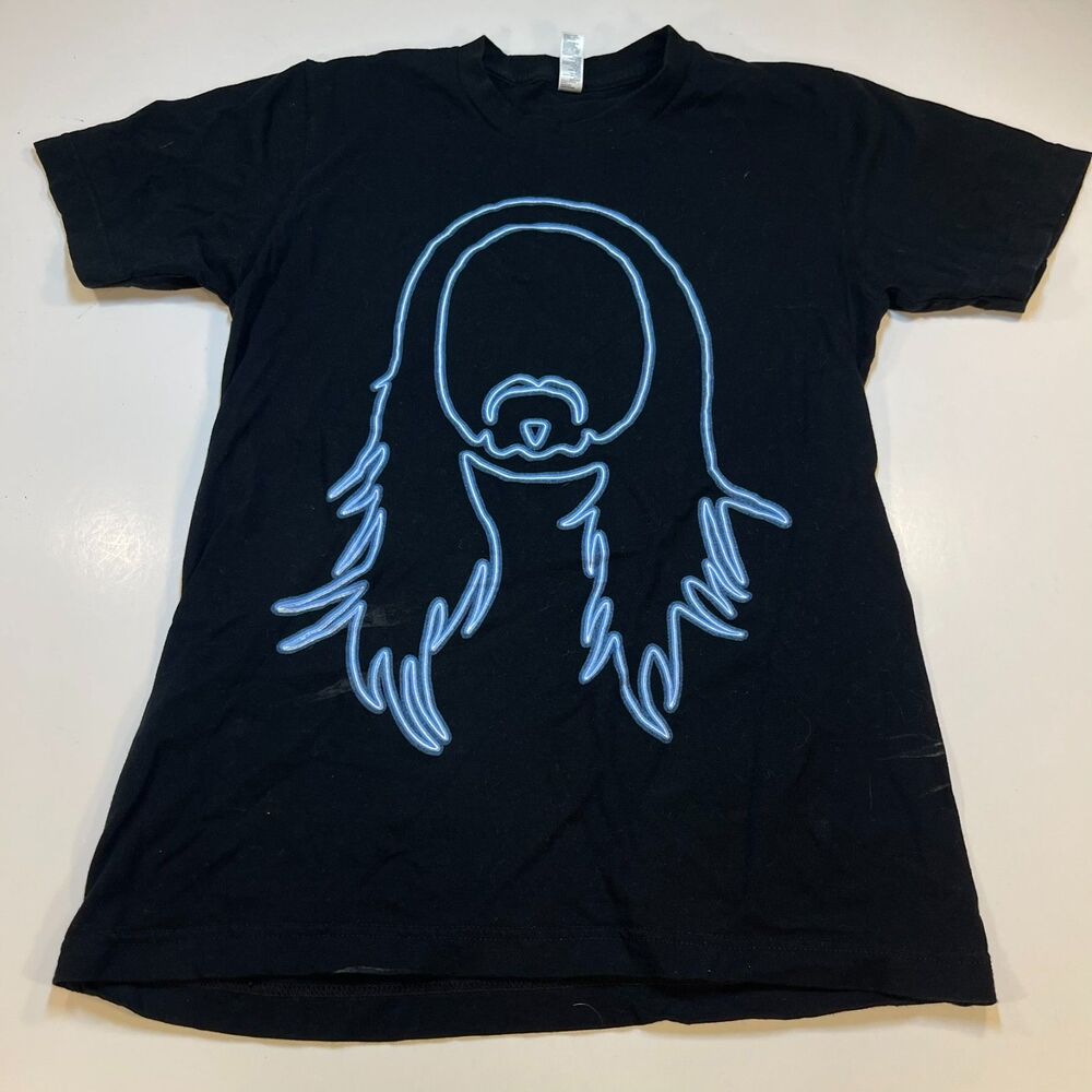 STEVE AOKI Neon Future DJ EDM electronic dance music T SHIRT Sz Mens S